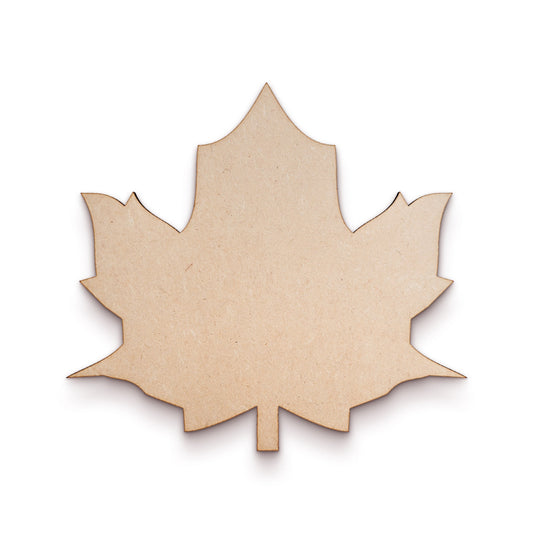 Maple Leaf wood craft shape SKU501698