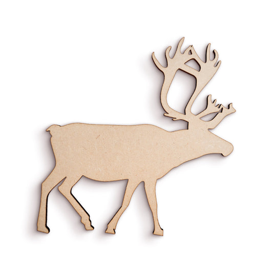Reindeer wood craft shape SKU520274