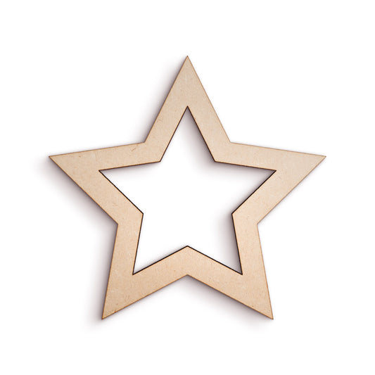 Star wood craft shape SKU534840
