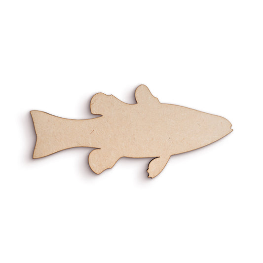 Fish wood craft shape SKU537213
