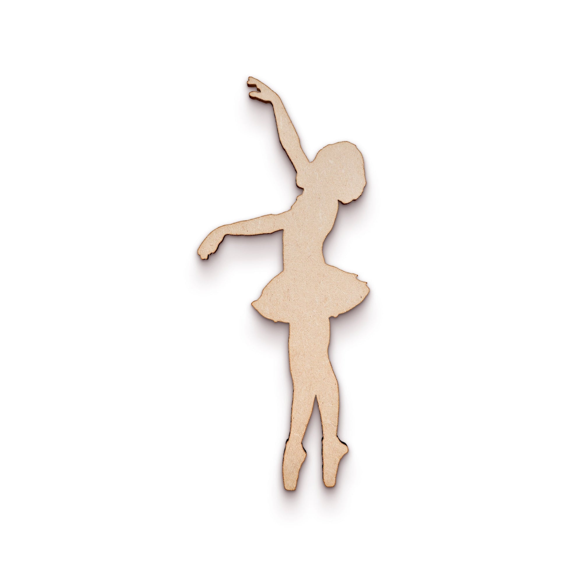 Ballerina wood craft shape SKU550684