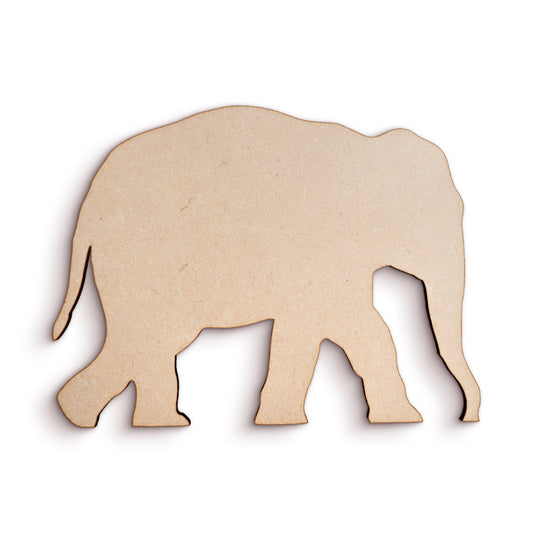 Elephant wood craft shape SKU599825