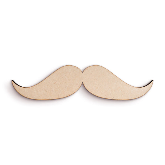 Mustache wood craft shape SKU607062