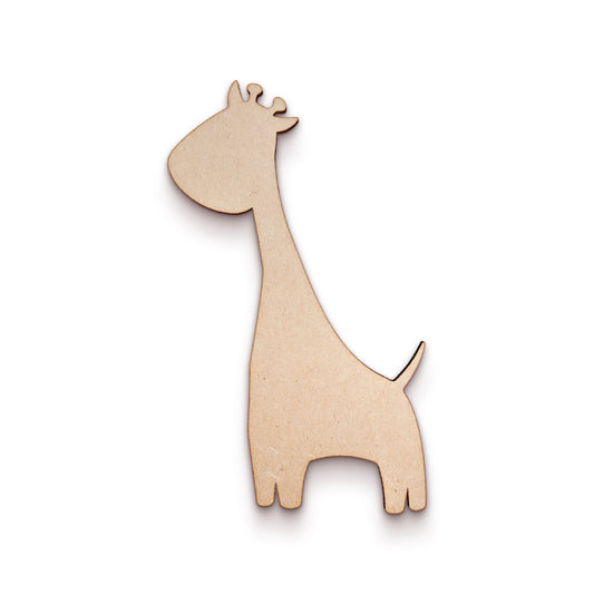 Giraffe wood craft shape SKU607478