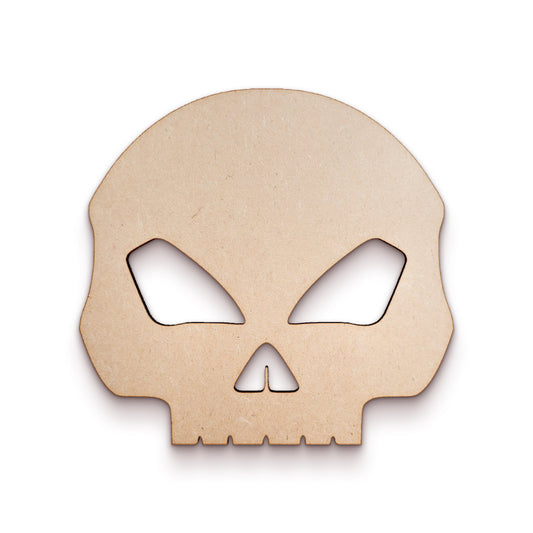 Skull wood craft shape SKU610077