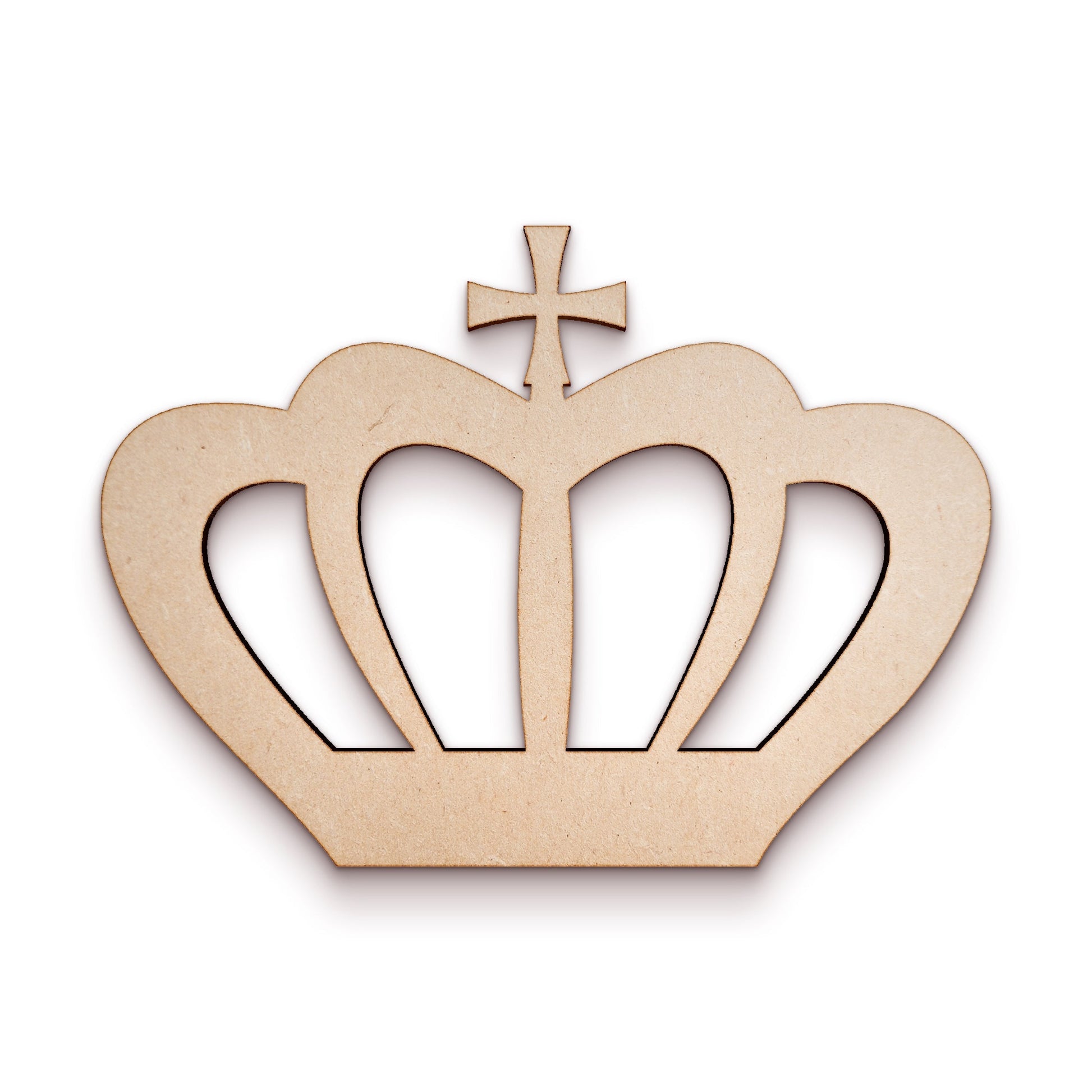 Crown wood craft shape SKU620739