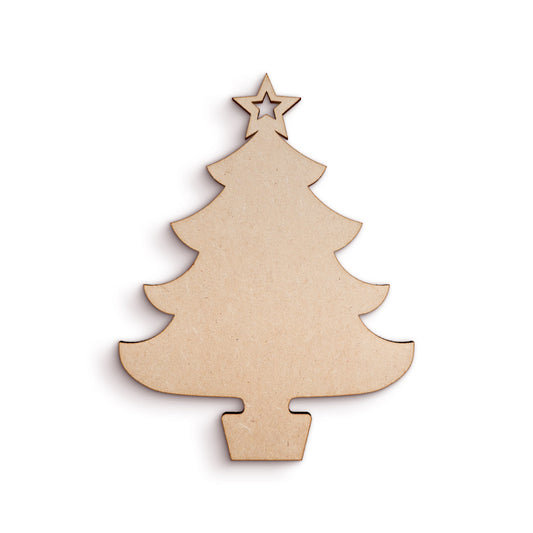 Christmas Tree wood craft shape SKU621470