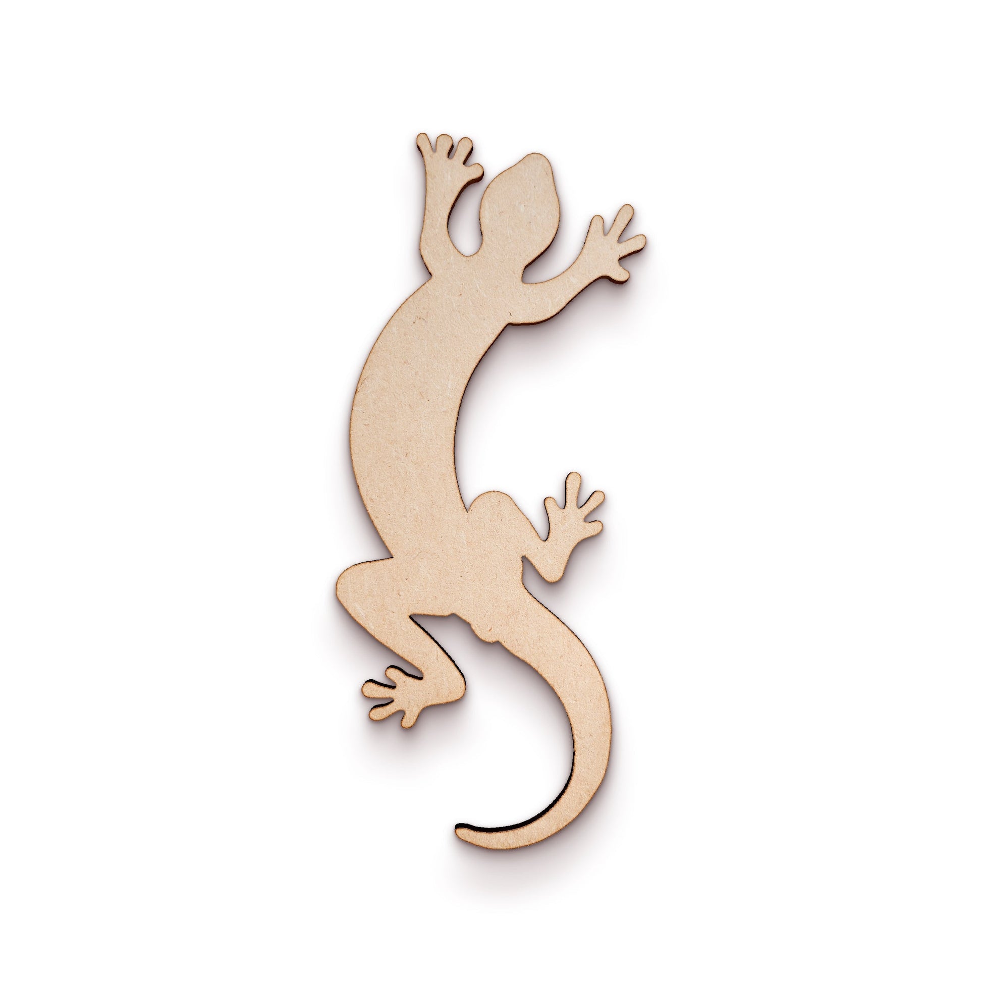 Lizard wood craft shape SKU642554