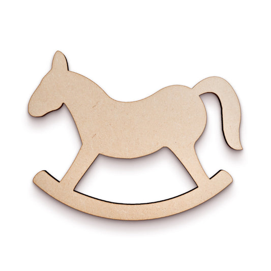 Rocking Horse wood craft shape SKU645662