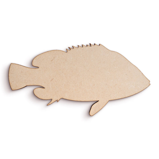 Fish wood craft shape SKU659440