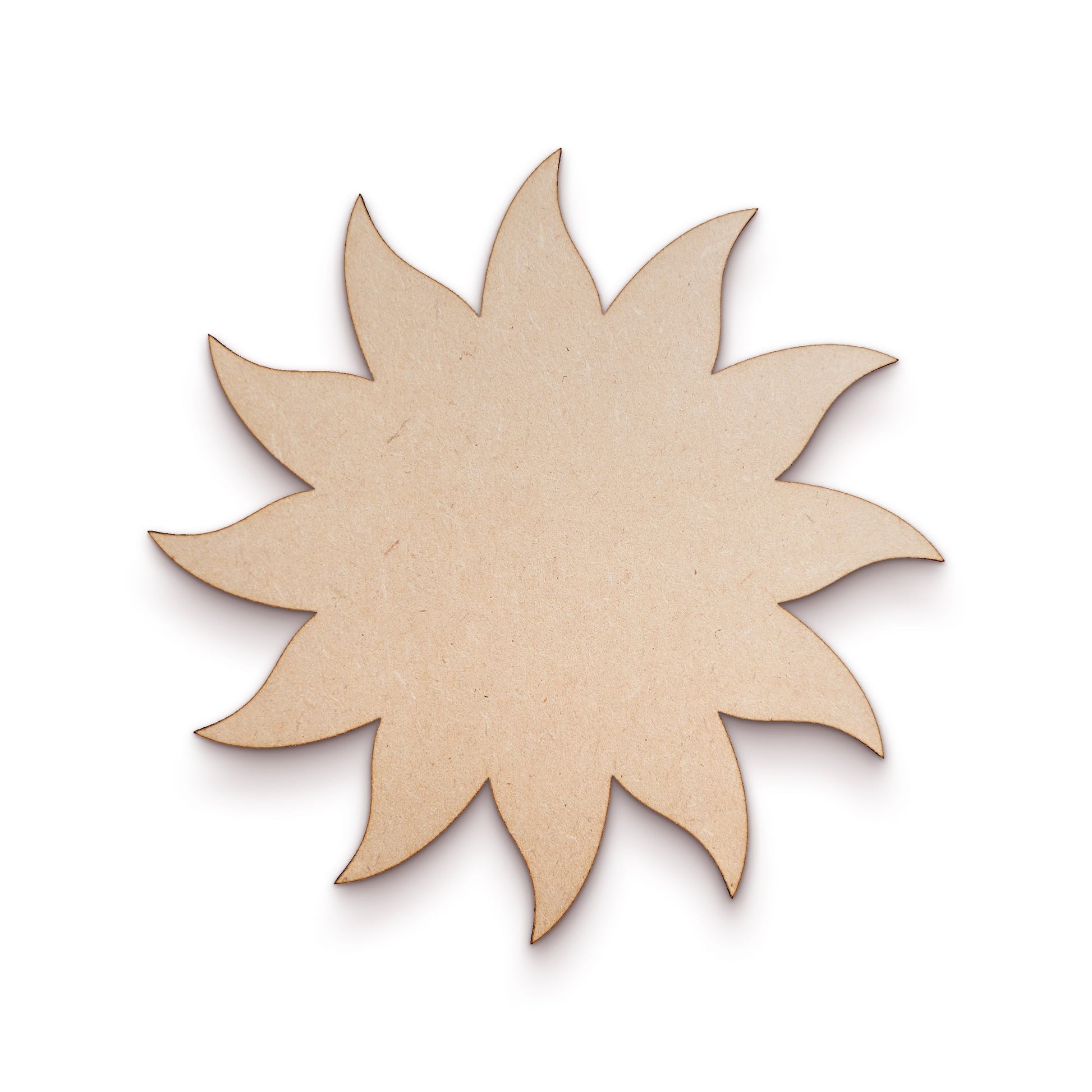 Sun wood craft shape SKU685360