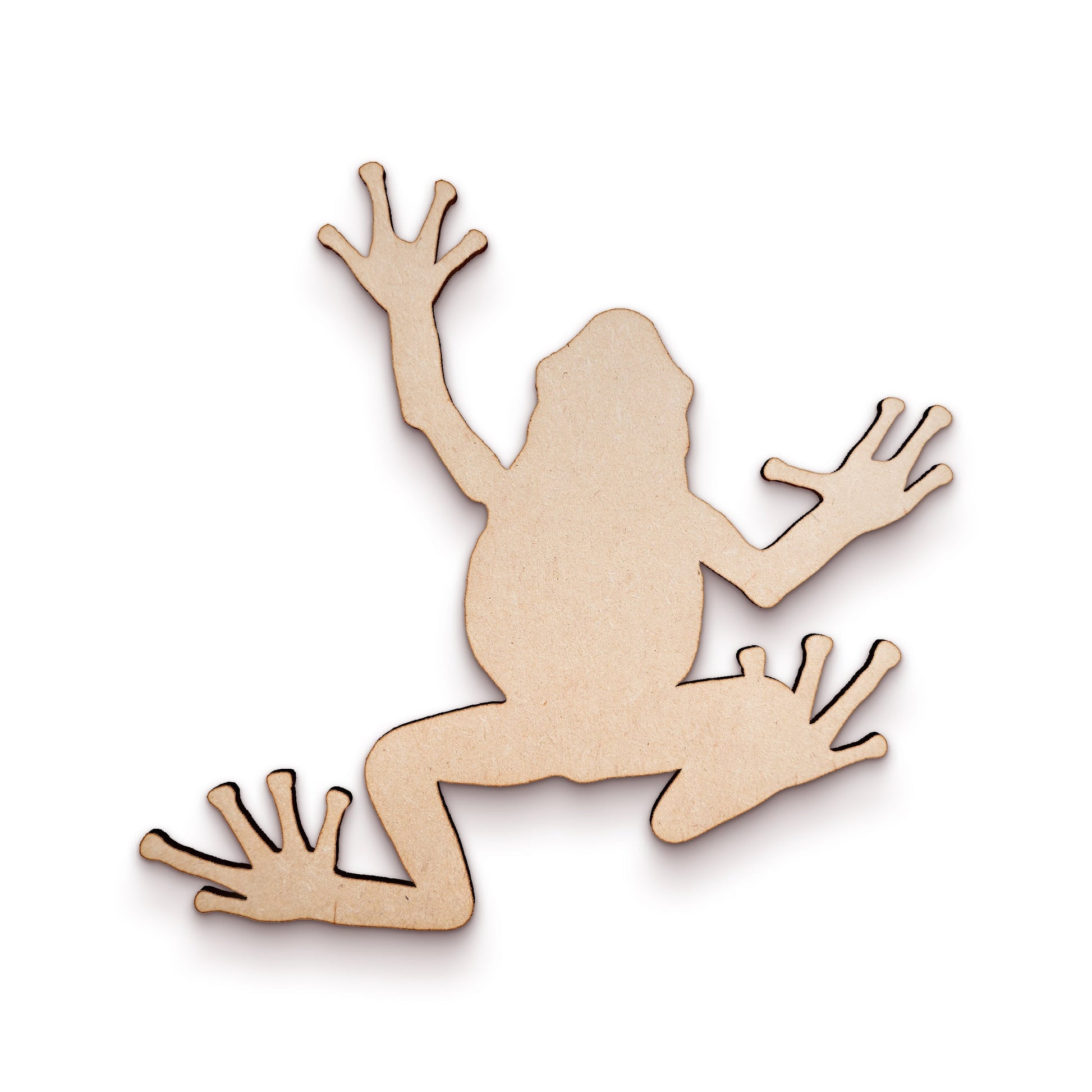 Frog wood craft shape SKU693938