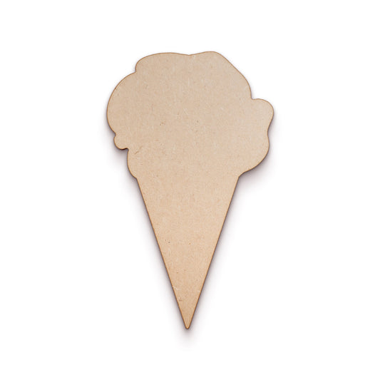 Icecream wood craft shape SKU696024