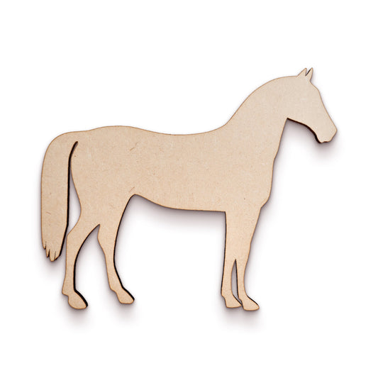 Horse wood craft shape SKU753614