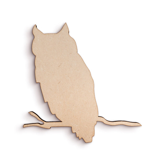 Owl wood craft shape SKU754779