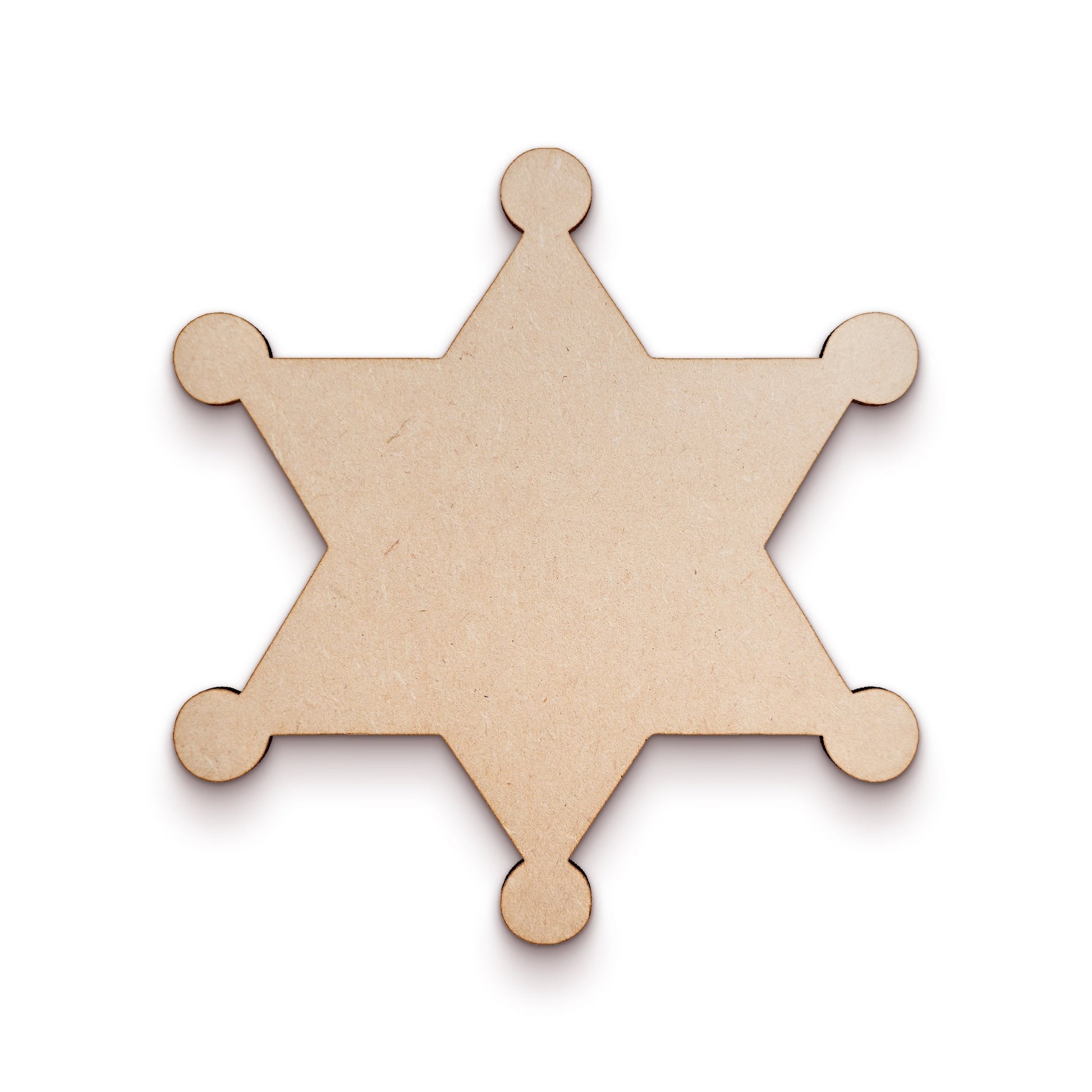 Badge wood craft shape SKU760539