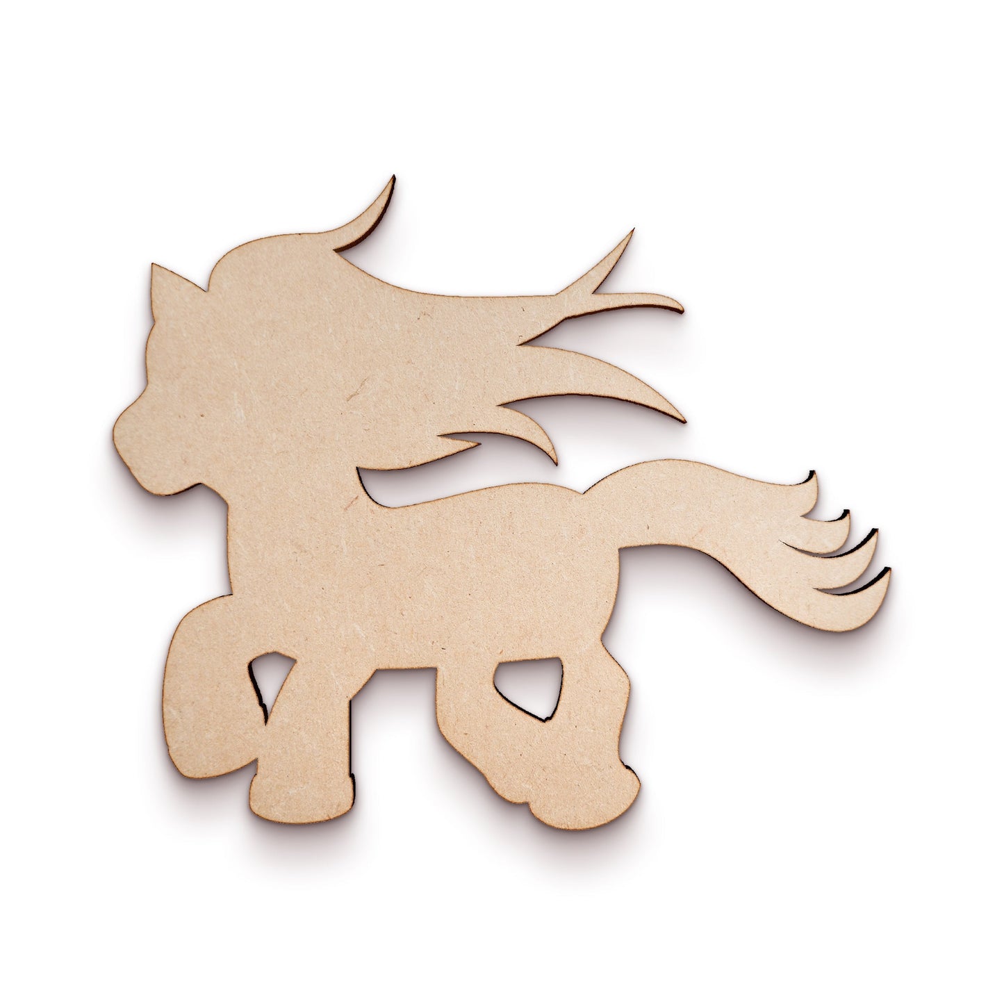 Pony wood craft shape SKU798924