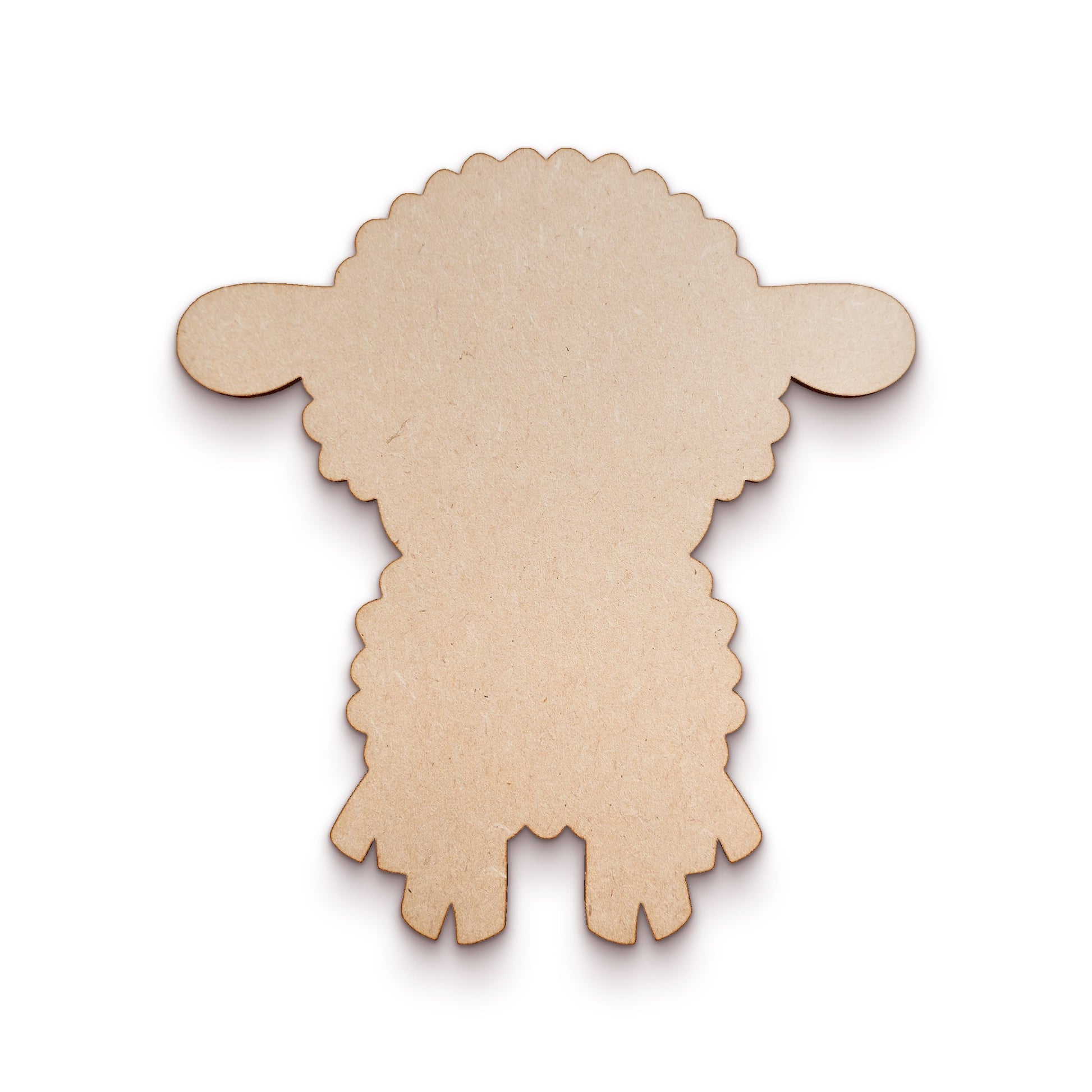 Lamb wood craft shape SKU809147