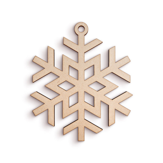 Snowflake wood craft shape SKU816770