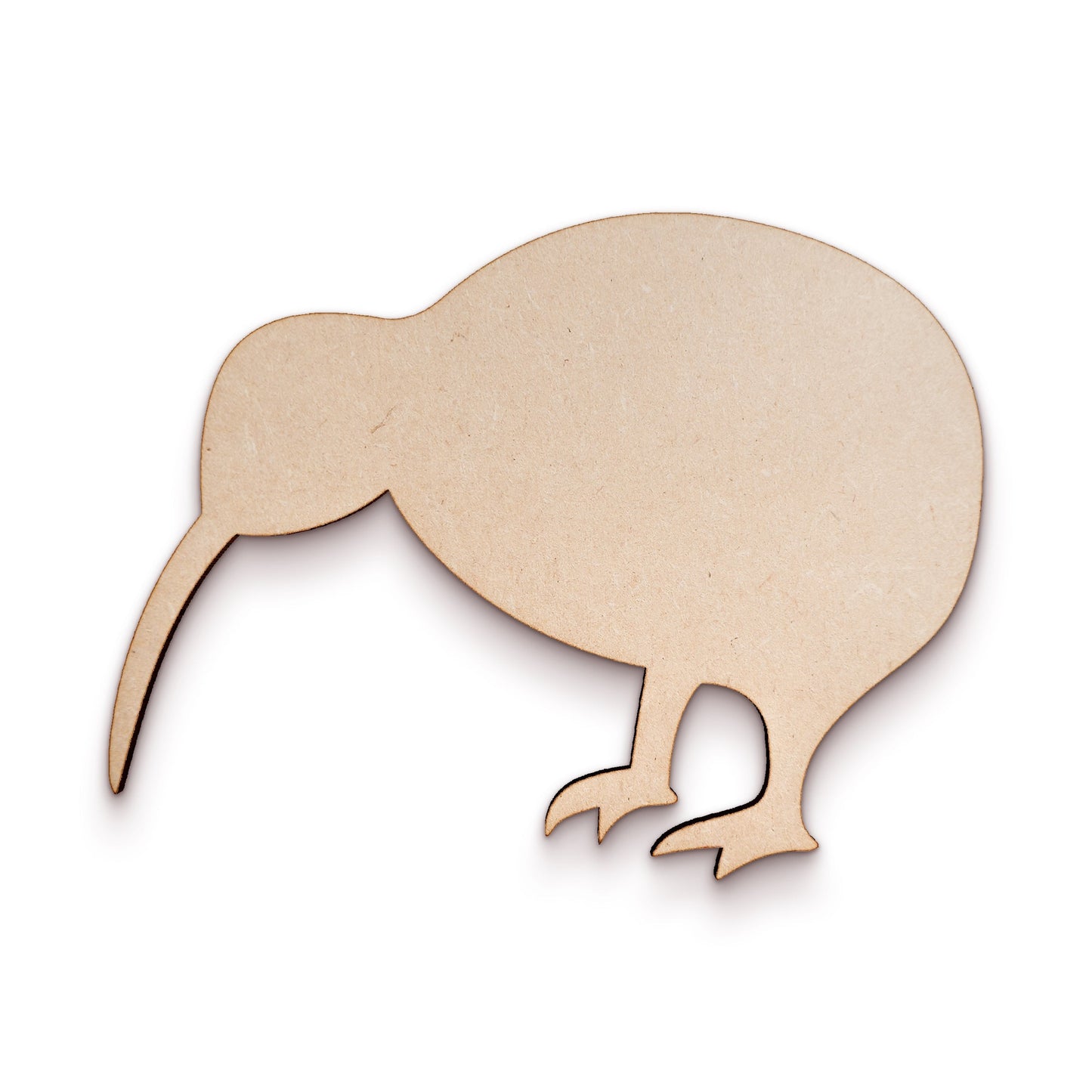 Kiwi wood craft shape SKU824849