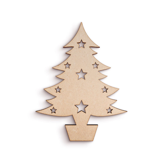 Christmas Tree wood craft shape SKU832006