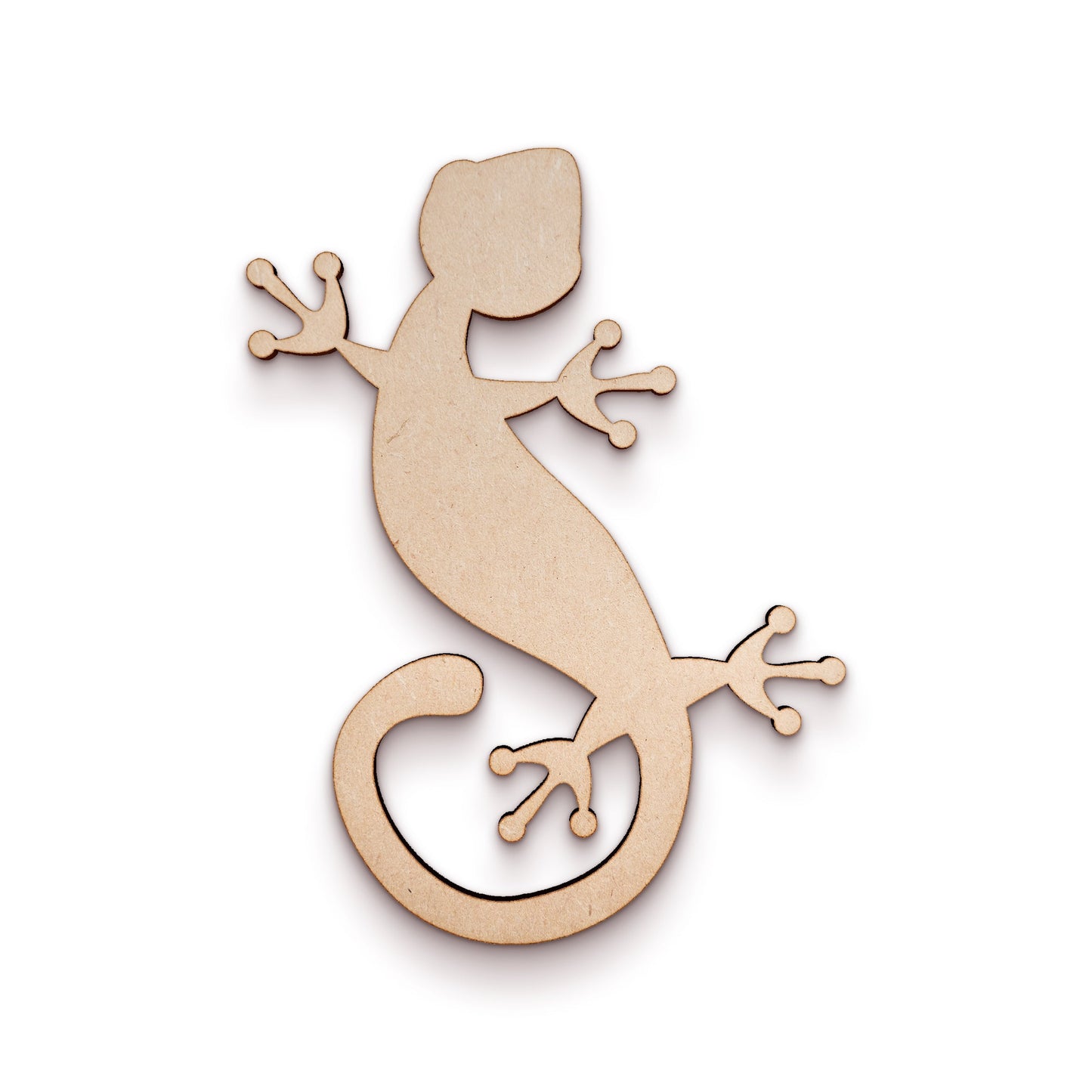 Lizard wood craft shape SKU837165