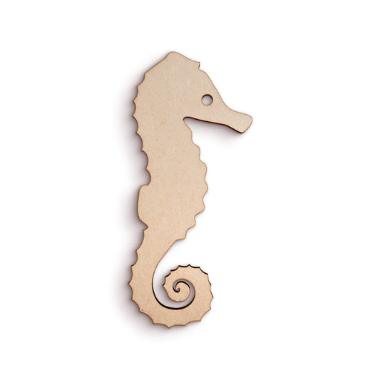Seahorse wood craft shape SKU867795
