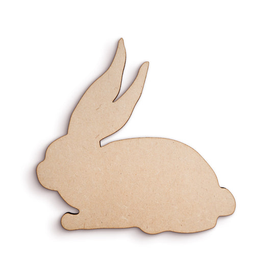 Rabbit wood craft shape SKU873615