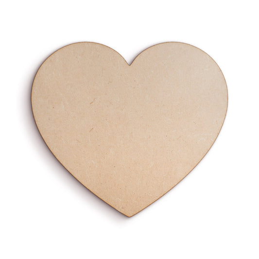 Heart wood craft shape SKU887515