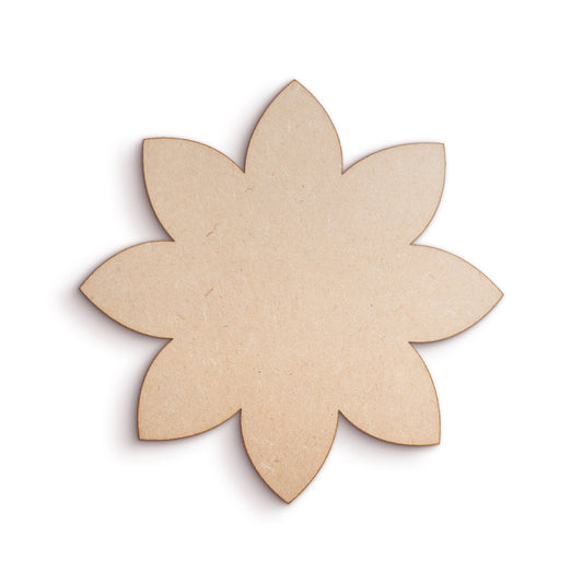 Flower wood craft shape SKU898968