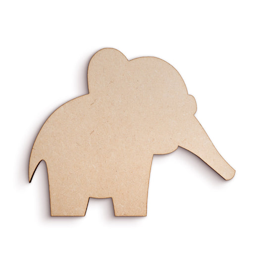 Elephant wood craft shape SKU904542