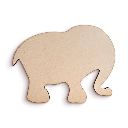 Elephant wood craft shape SKU906823