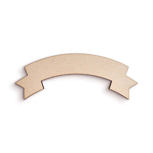 Ribbon wood craft shape SKU949288