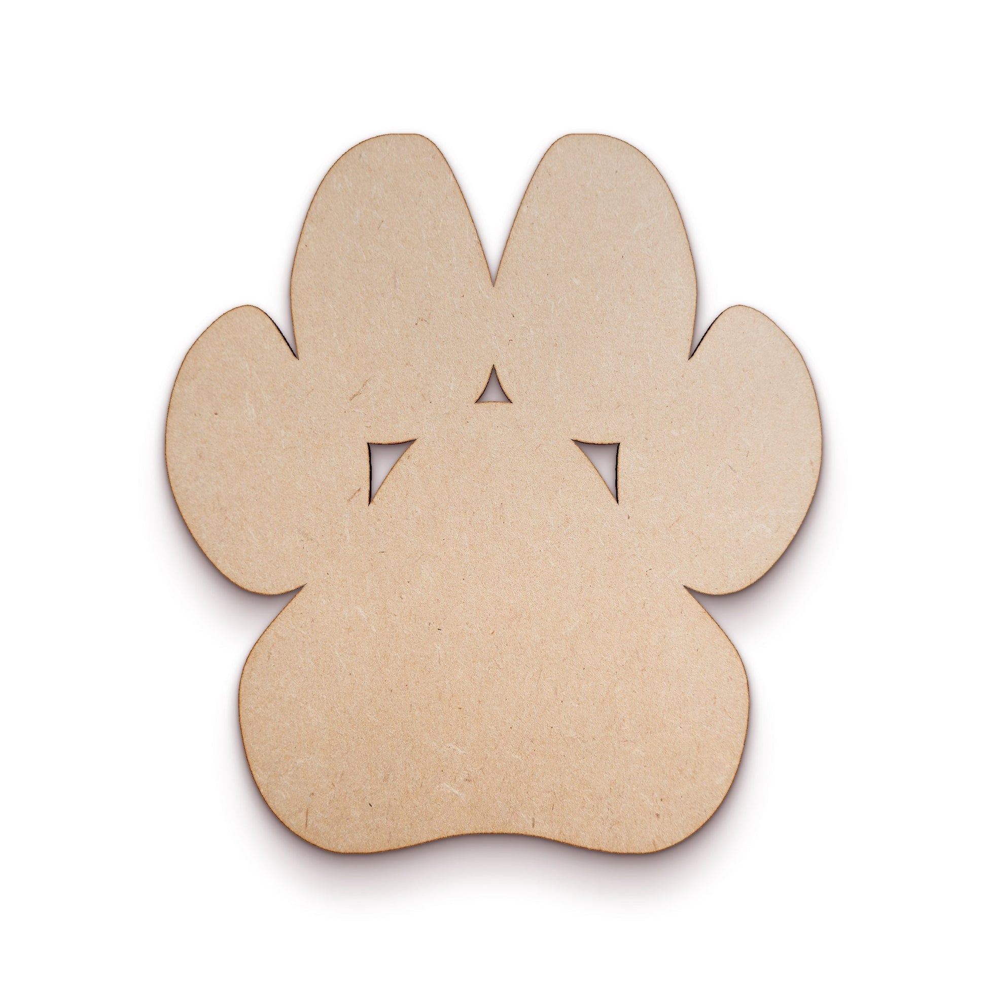 Paw wood craft shape SKU957770