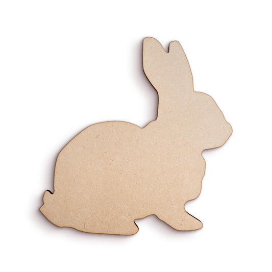 Rabbit wood craft shape SKU958970