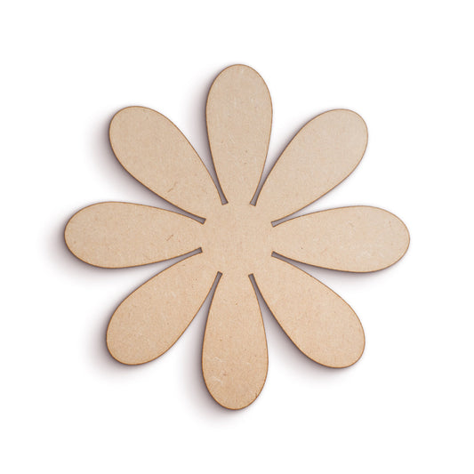 Flower wood craft shape SKU986670